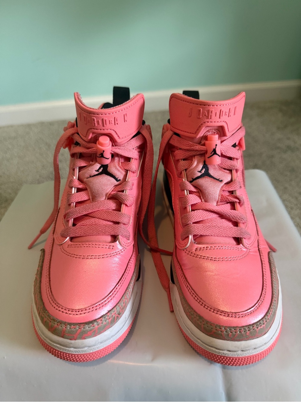 Jordan Spizike Low GS Pink Gaze Sneakers Size 6Y / Women’s 7.5